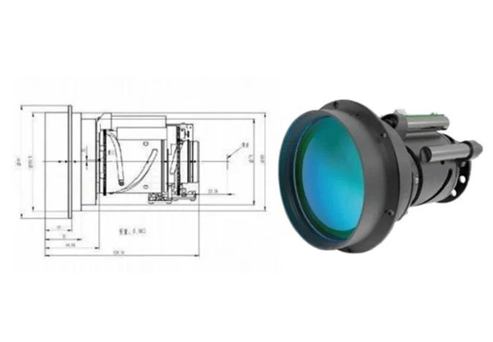 mid wave infrared continuous zoom lens 10mm 300mm