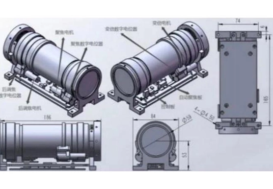 visible continuous zoom lens 10 300mm