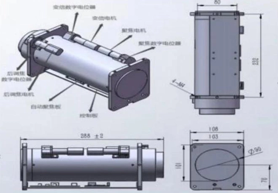 visible continuous zoom lens 12 5 800mm
