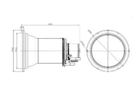 lwir continuous zoom lens 15 300mm