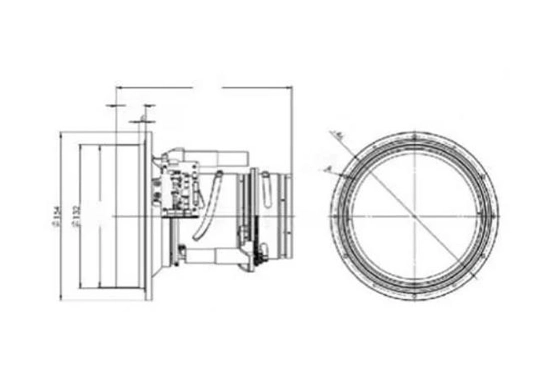 lwir continuous zoom lens 20 100mm