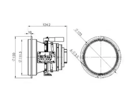 LWIR Electric Focus Lens 100mm/F1.0 MAX-LML10010-8