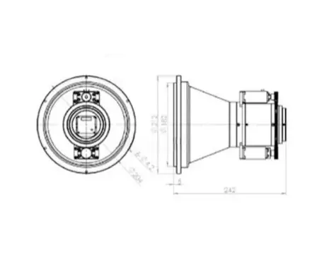 LWIR Electric Focus Lens160mm/F1.0 MAX-LML16010-8