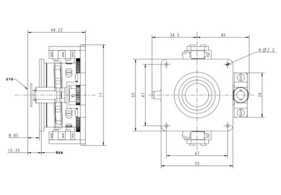 lwir uncooled electric focus lens 28mm